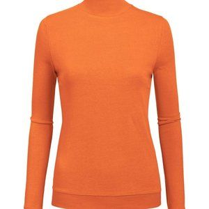 Orange Turtleneck